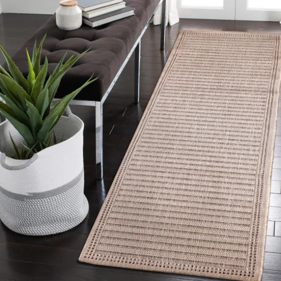 Kirkland's Home Outdoor Rugs-Kaya Natural Gradient Indoor/Outdoor Runner, 2X7