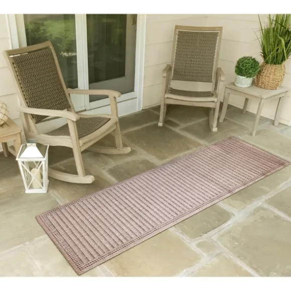 Kirkland's Home Outdoor Rugs-Kaya Natural Gradient Indoor/Outdoor Runner, 2X7