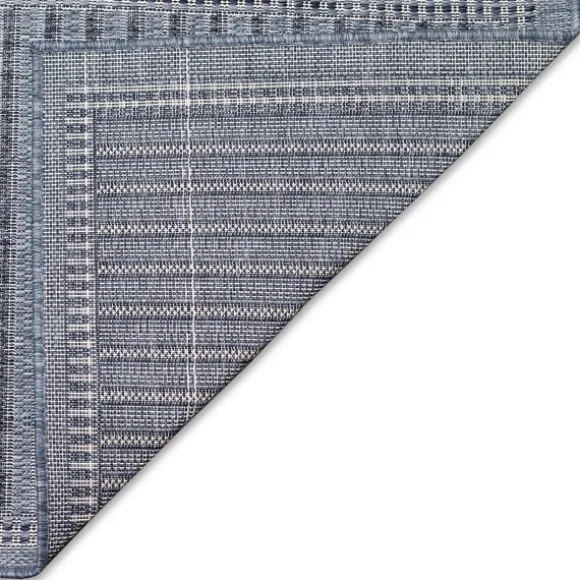 Kirkland's Home Outdoor Rugs-Kaya Navy Gradient Indoor/Outdoor Area Rug, 6X9