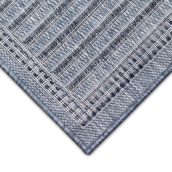 Kirkland's Home Outdoor Rugs-Kaya Navy Gradient Indoor/Outdoor Area Rug, 6X9