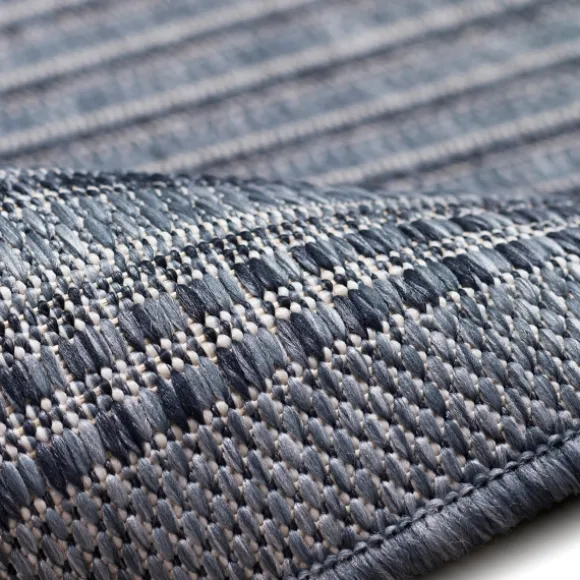 Kirkland's Home Outdoor Rugs-Kaya Navy Gradient Indoor/Outdoor Area Rug, 6X9