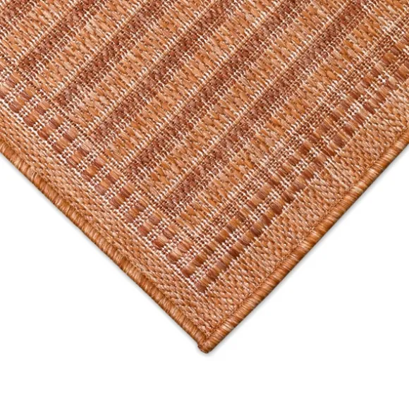 Kirkland's Home Outdoor Rugs-Kaya Rust Gradient Indoor/Outdoor Area Rug, 6X9
