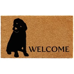 Kirkland's Home Doormats-Labrador Welcome Doormat