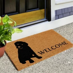 Kirkland's Home Doormats-Labrador Welcome Doormat