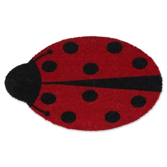 Kirkland's Home Doormats-Ladybug Shaped Doormat