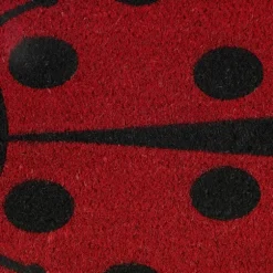 Kirkland's Home Doormats-Ladybug Shaped Doormat
