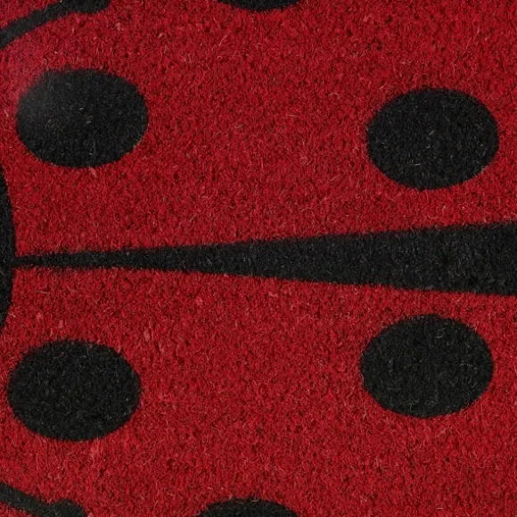 Kirkland's Home Doormats-Ladybug Shaped Doormat