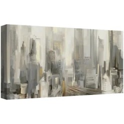 Kirkland's Home Canvas Art-Large City Lights Canvas Art Print