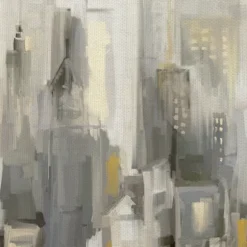 Kirkland's Home Canvas Art-Large City Lights Canvas Art Print