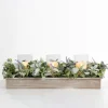 Kirkland's Home Arrangements & Greenery-Lavender And Lambs Ear Centerpiece