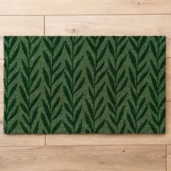 Kirkland's Home Doormats-Leafy Vine Coir Doormat