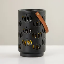 Kirkland's Home Lanterns-Led Pumpkin Cut-Outs Lantern, 7.8 In.