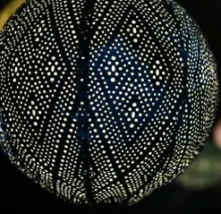 Kirkland's Home Outdoor Lighting-Led Round Dark Outdoor Hanging Lantern