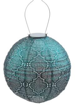Kirkland's Home Outdoor Lighting-Led Round Sea Outdoor Hanging Lantern