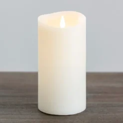 Kirkland's Home Flameless Candles-Led Soft Flame Pillar Candle, 4X8 In.