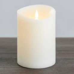 Kirkland's Home Flameless Candles-Led Soft Flame Pillar Candle, 5X7 In.