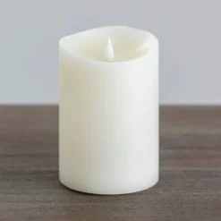 Kirkland's Home Flameless Candles-Led Soft Flame Pillar Candle, 4X6 In.