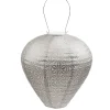 Kirkland's Home Outdoor Lighting-Led Taupe Balloon Outdoor Hanging Lantern