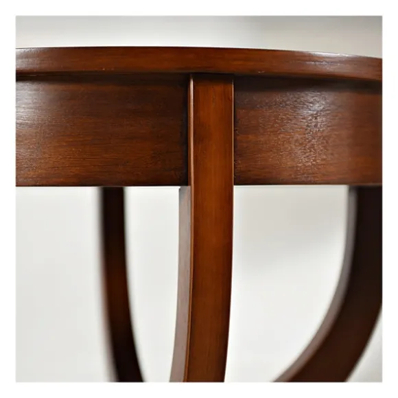 Kirkland's Home Accent & End Tables-Leila Round Cherry Accent Table