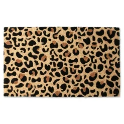 Kirkland's Home Doormats-Leopard Print Coir Doormat
