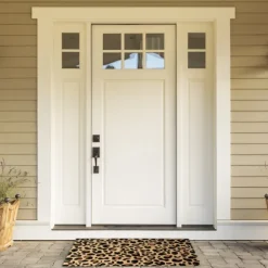 Kirkland's Home Doormats-Leopard Print Coir Doormat