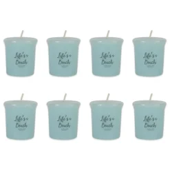 Kirkland's Home Candles-Life'S A Beach Votive Candles, Set Of 8