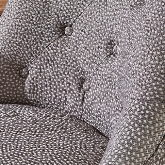 Kirkland's Home Office Furniture-Light Miller Tufted Office Chair