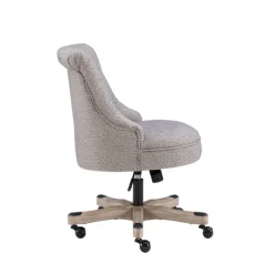 Kirkland's Home Office Furniture-Light Miller Tufted Office Chair