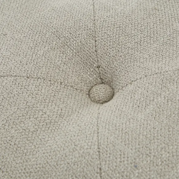 Kirkland's Home Benches & Ottomans-Light Tufted Button Martha Stewart Ottoman