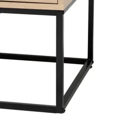 Kirkland's Home Coffee Tables-Light Wood And Rat 2-Drawer Coffee Table