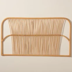 Kirkland's Home Beds & Headboards-Linear Weave Rat Queen Headboard