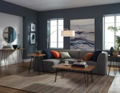 Kirkland's Home Coffee Tables-Live Edge Hairpin Legs Coffee Table, 24X42 In.