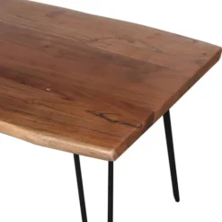 Kirkland's Home Coffee Tables-Live Edge Hairpin Legs Coffee Table, 24X42 In.