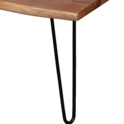 Kirkland's Home Coffee Tables-Live Edge Hairpin Legs Coffee Table, 24X42 In.