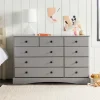 Kirkland's Home Dressers & Chests-Lola Cottage Frame Nine-Drawer Dresser