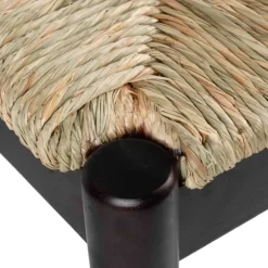 Kirkland's Home Benches & Ottomans-Lola Seagrass And Wood Bench