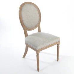 Kirkland's Home Dining Chairs-Louis Upholstered Dining Chair