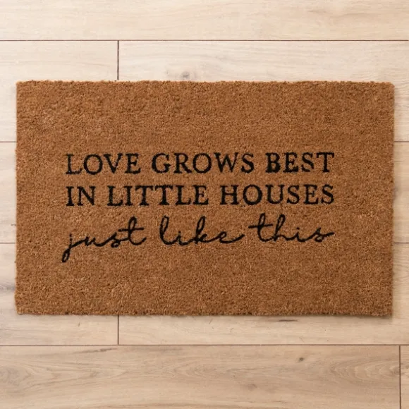Kirkland's Home Doormats-Love Grows Best In Little Houses Doormat