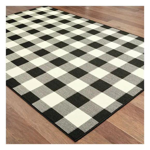 Kirkland's Home Outdoor Rugs-Madura Buffalo Check Outdoor Area Rug, 6X9
