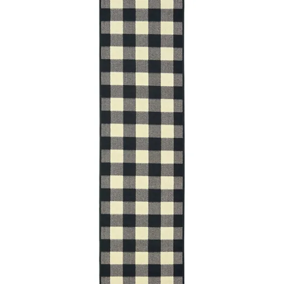 Kirkland's Home Outdoor Rugs-Madura Buffalo Check Outdoor Runner