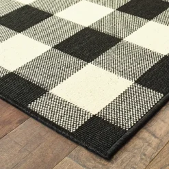 Kirkland's Home Outdoor Rugs-Madura Buffalo Check Outdoor Runner
