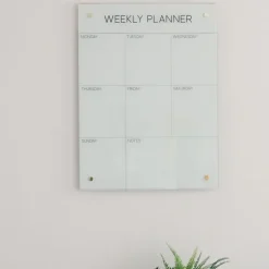 Kirkland's Home Memo & Chalkboards-Magnetic Dry Erase Weekly Wall Planner