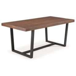 Kirkland's Home Dining Tables-Mahogany Distressed Solid Wood Dining Table