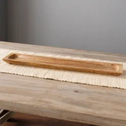 Kirkland's Home Decorative Bowls & Jars-Mango Wood Bowl Runner