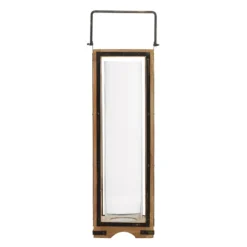 Kirkland's Home Lanterns-Mango Wood Frame Lantern, 31 In.