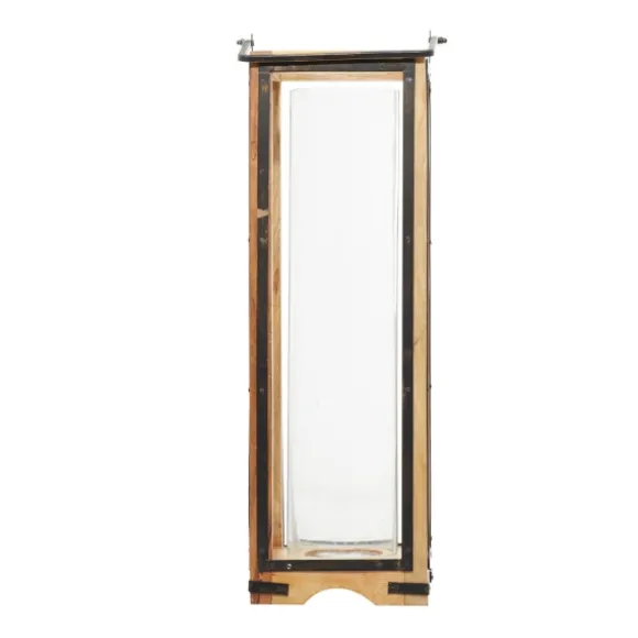 Kirkland's Home Lanterns-Mango Wood Frame Lantern, 31 In.