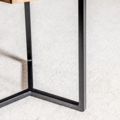 Kirkland's Home Accent & End Tables-Mango Wood Nesting Accent Tables, Set Of 2