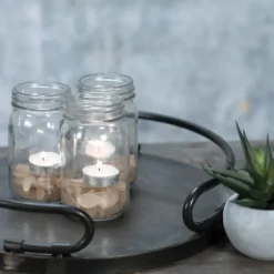 Kirkland's Home Decorative Trays-Manhattan Metal Tray