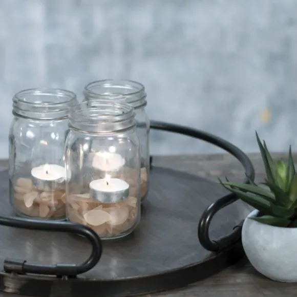 Kirkland's Home Decorative Trays-Manhattan Metal Tray