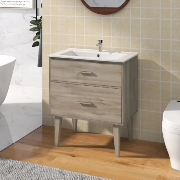 Kirkland's Home Bathroom Furniture-Maple Corinth Wood Sink Vanity